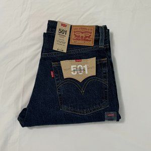 NWT Levi's 501 Original Women's Jeans, Size 27x26